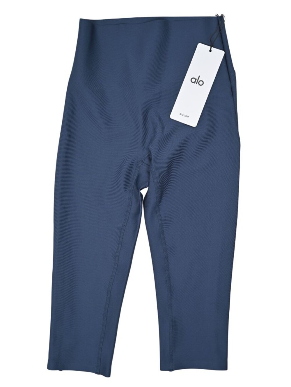 ALO Yoga Airlift High-Waist Sleek Capri W54396R in Navy